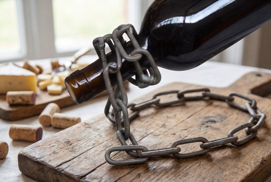 Porte bouteille en chaine