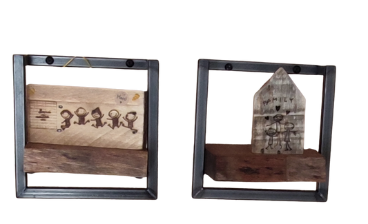 Étagère bois/métal