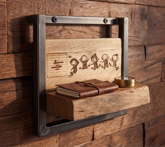 Étagère bois/métal