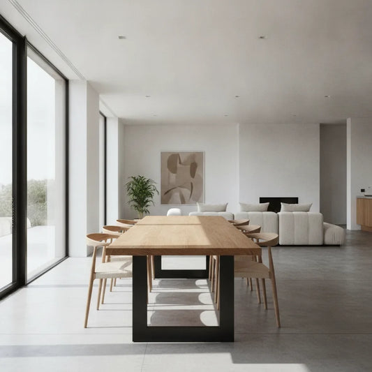 Piétement table acier trapèze | quel pied choisir