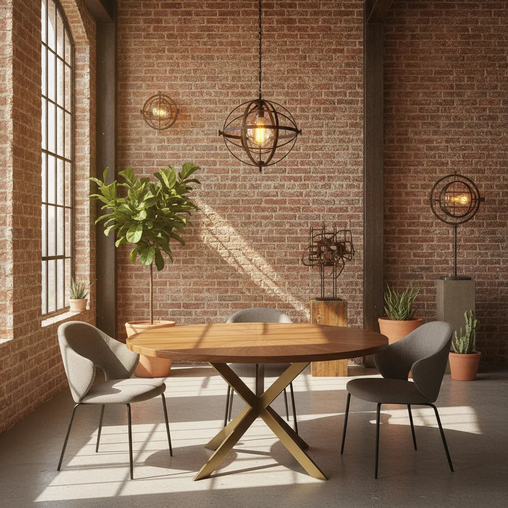 Table ronde bois métal | dimensions et conseils de choix