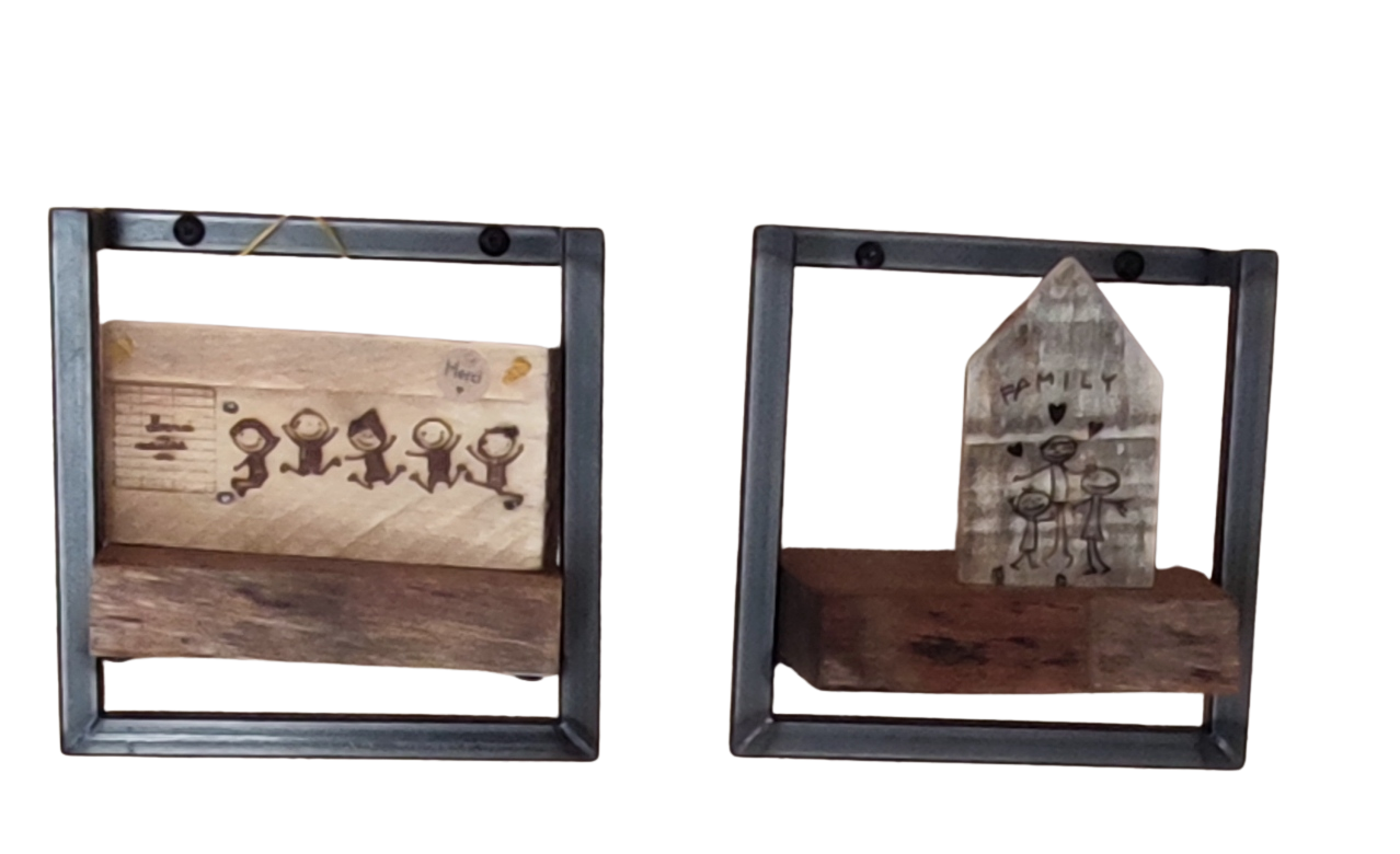 Étagère bois/métal