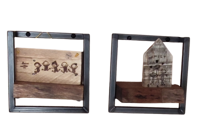 Étagère bois/métal