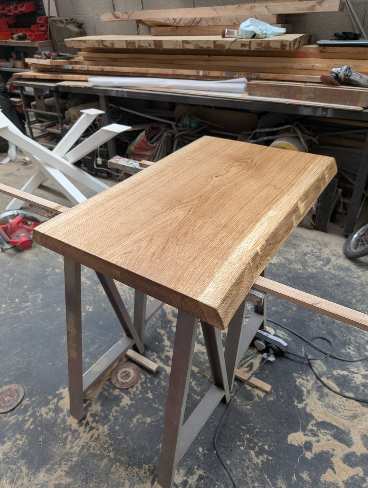 Table basse Mikado en chêne massif, photo 6 sur 11
