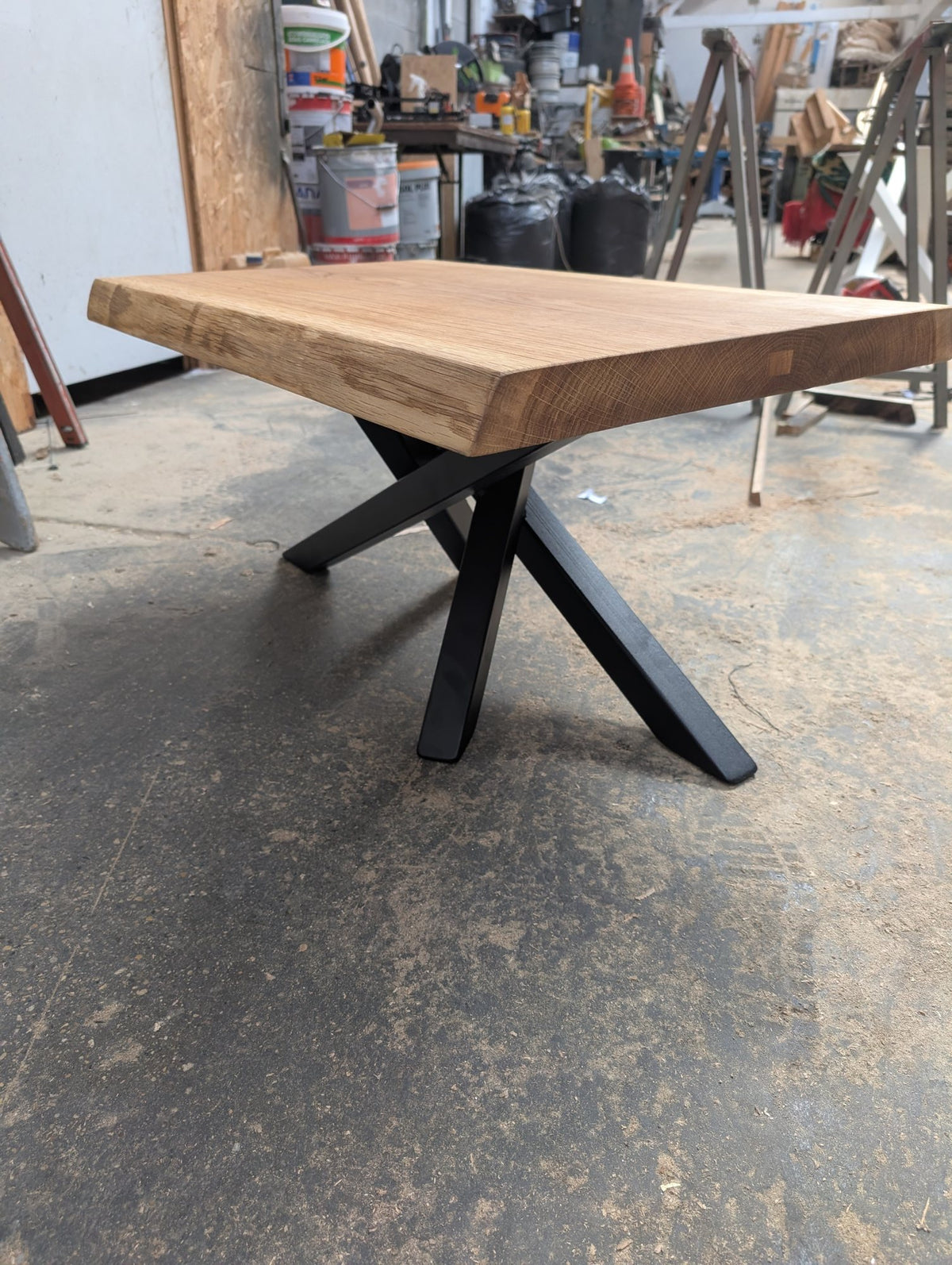 Table basse Mikado en chêne massif, photo 10 sur 11