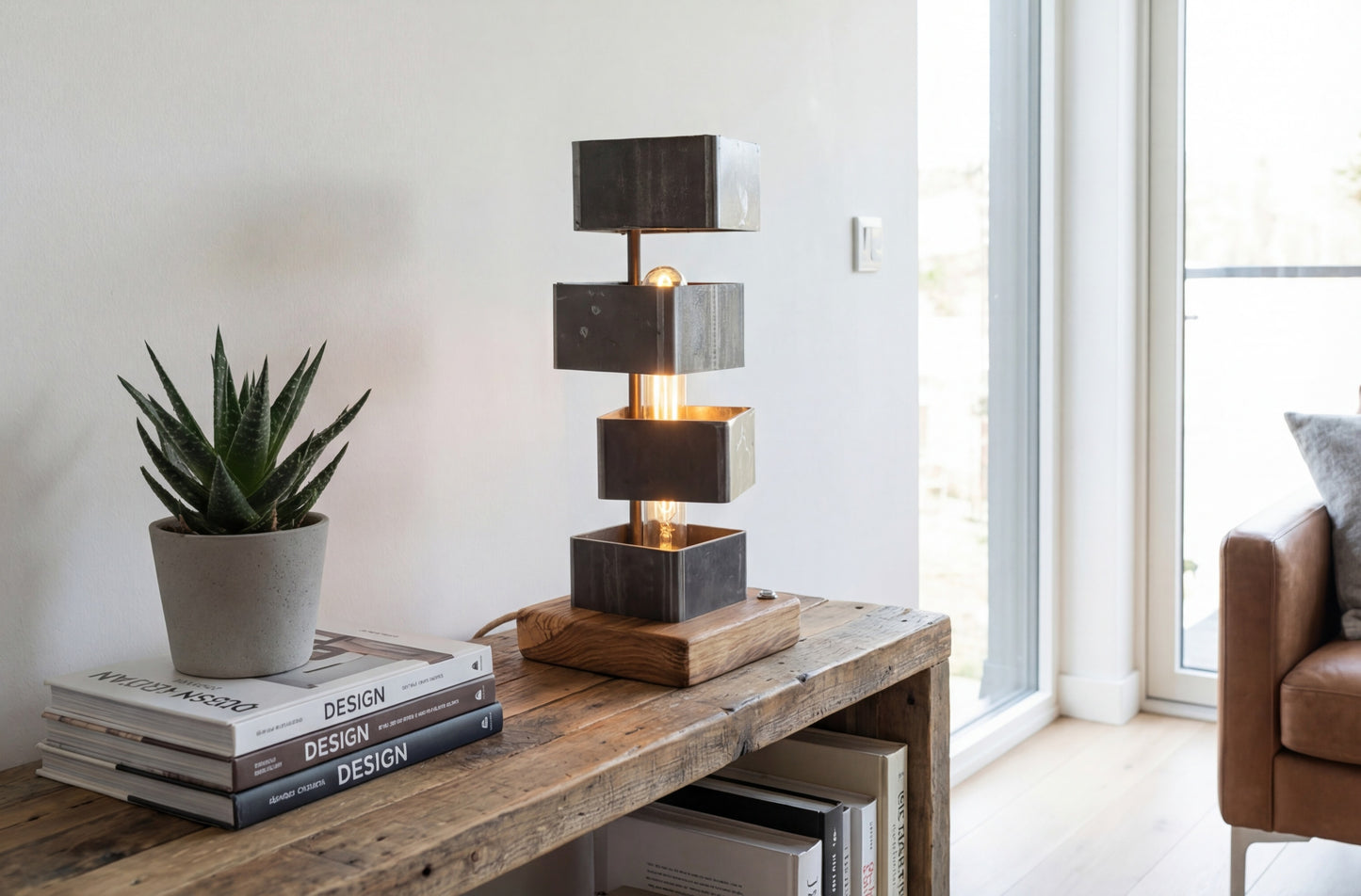 Lampe tube decomposée