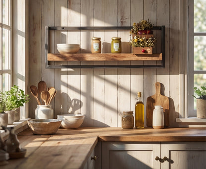 Étagère bois/métal