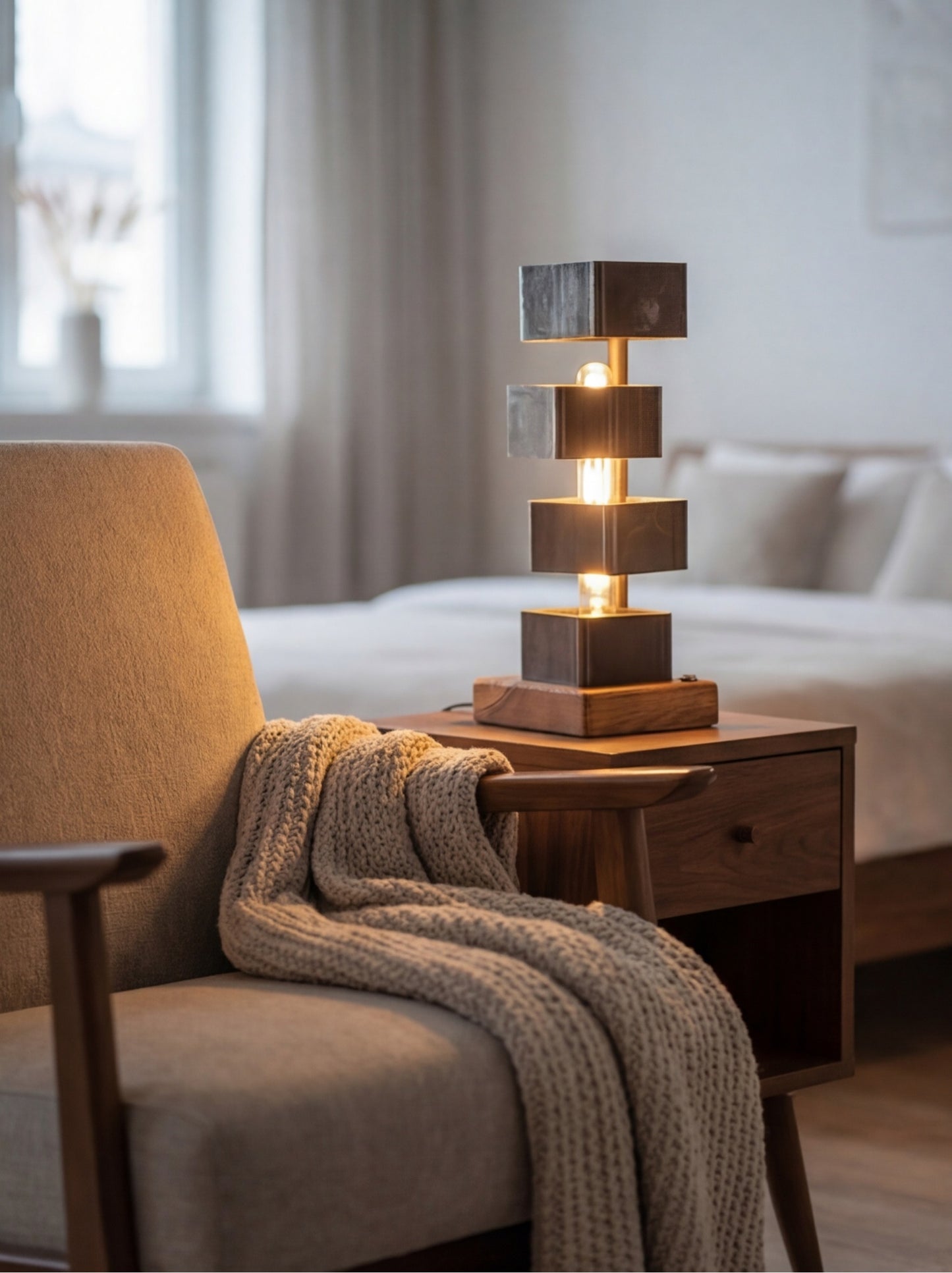 Lampe tube decomposée