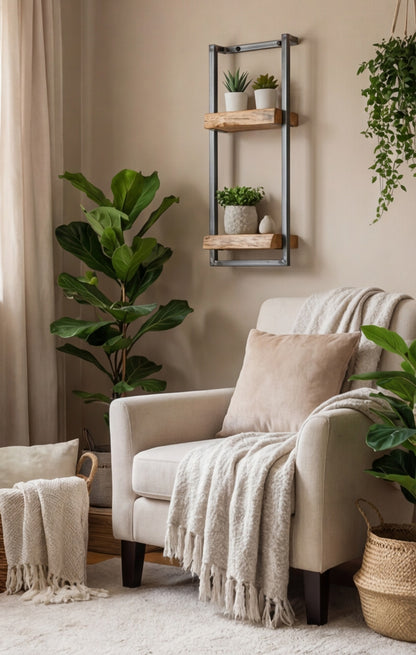 Étagère bois/métal